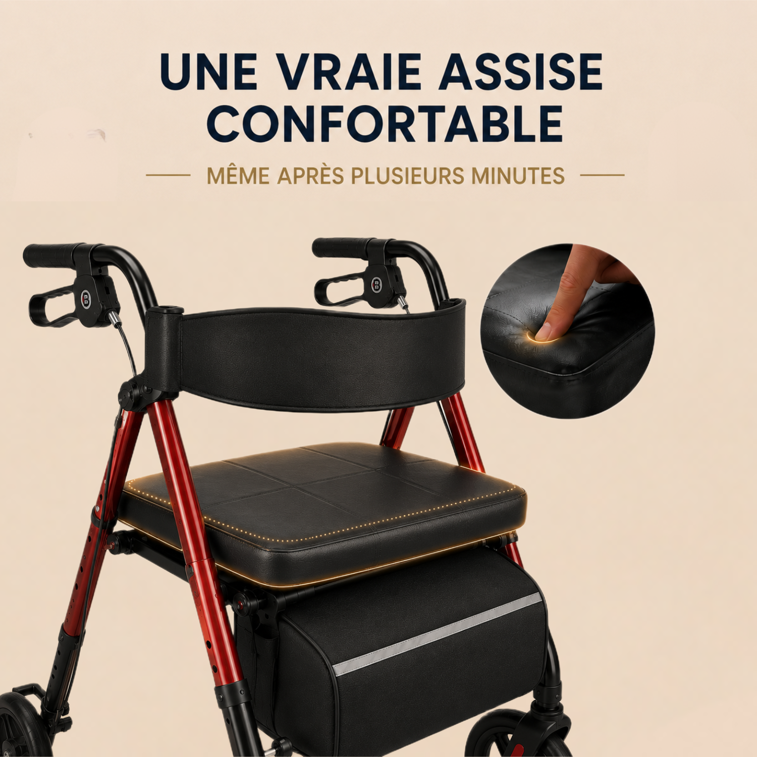 Déambulateur Rollator 4 roues