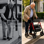 Déambulateur Rollator 4 roues
