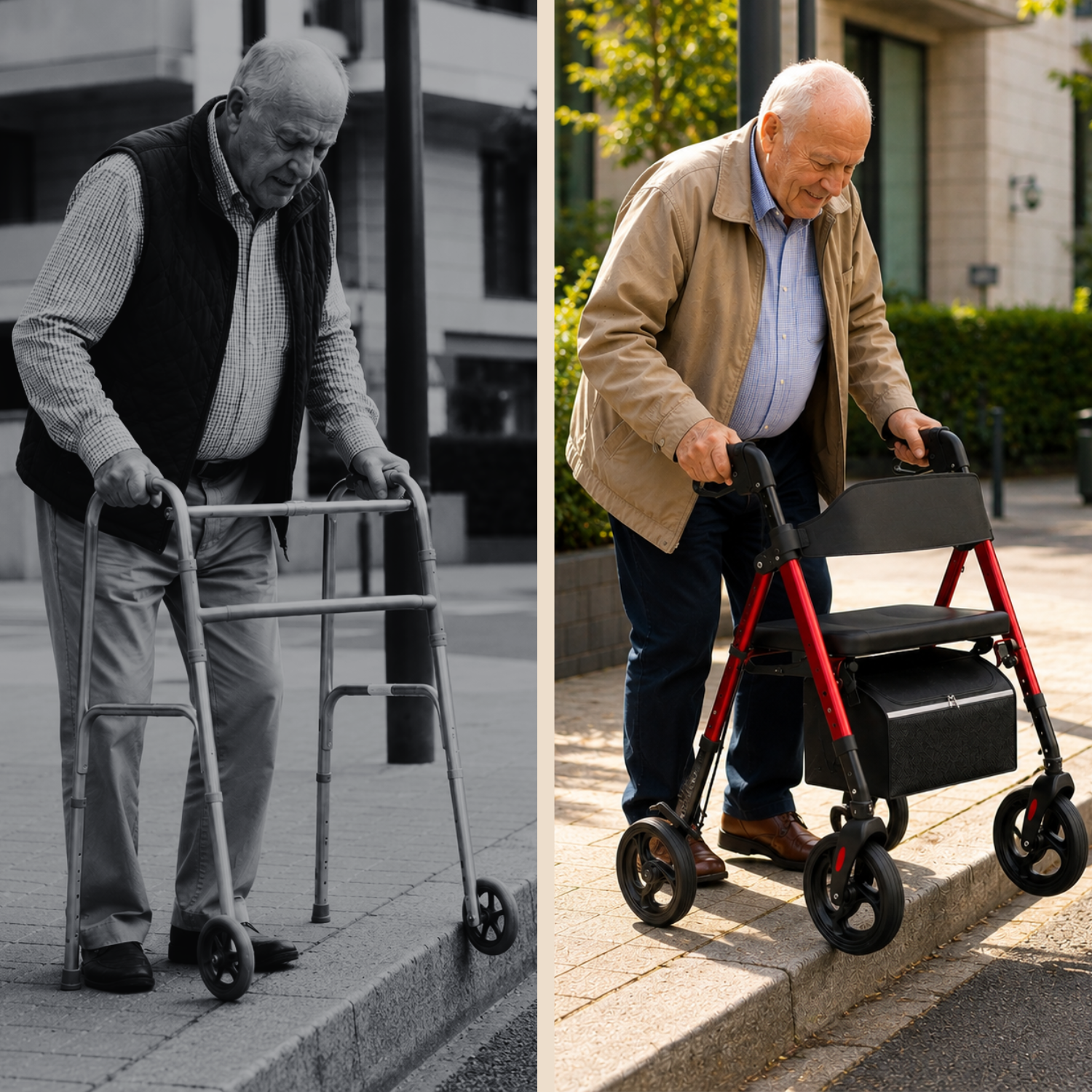 Déambulateur Rollator 4 roues