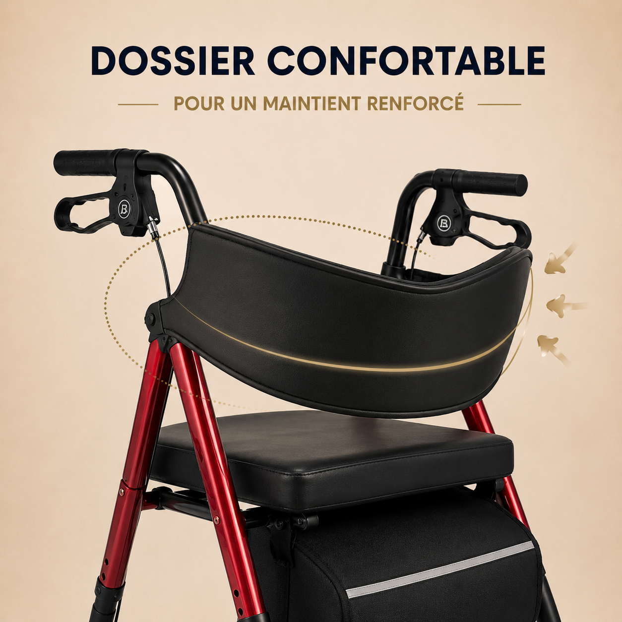 Déambulateur Rollator 4 roues