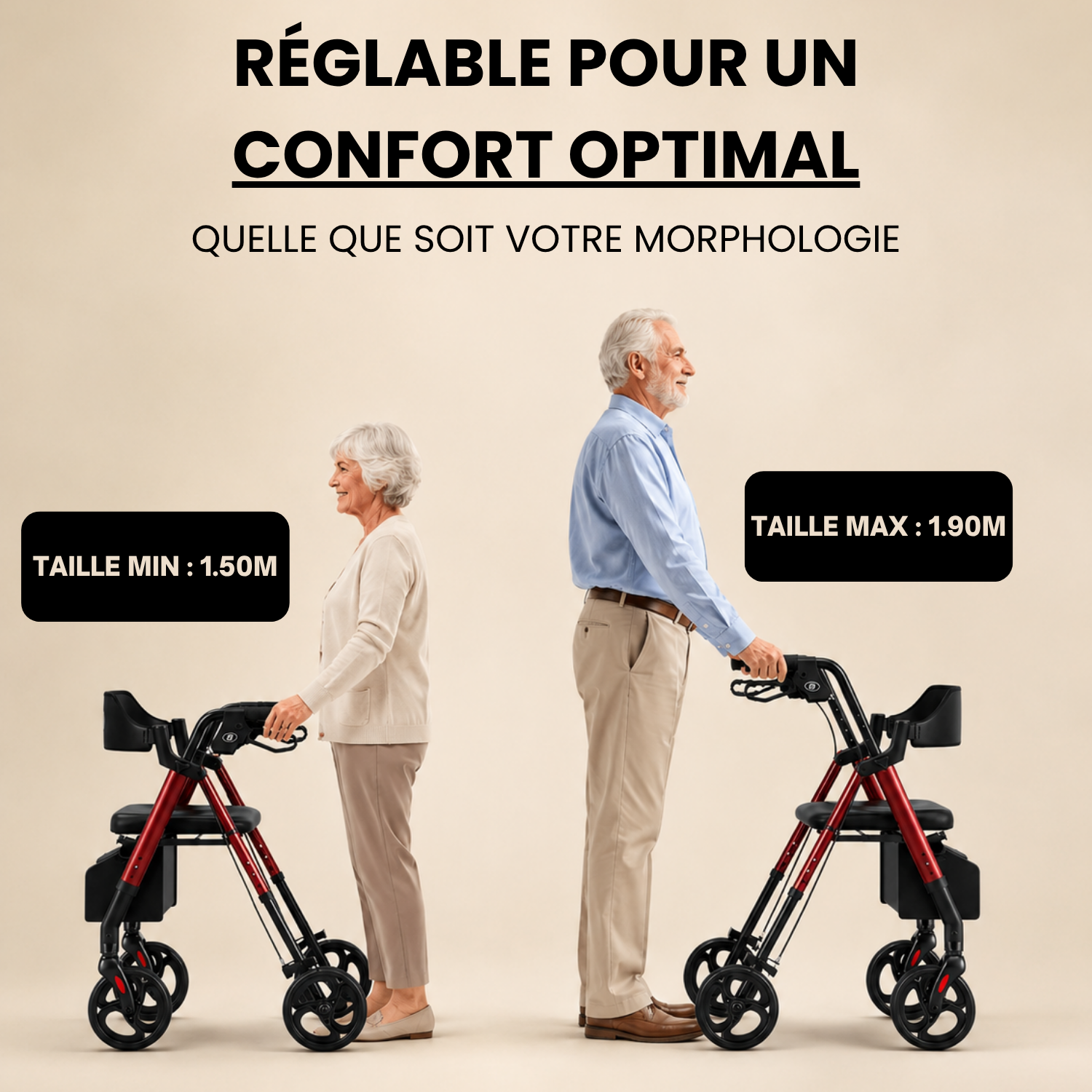 Déambulateur Tout-terrain